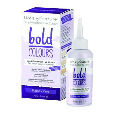 Tints of Nature Bold Colours (Semi-Permanent Hair Colour) Purple 70ml